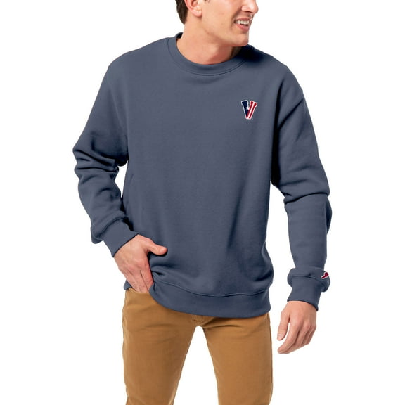 Men's League Collegiate Wear Navy Virginia Cavaliers Red, White & Hoo Essentials Pullover Sweatshirt