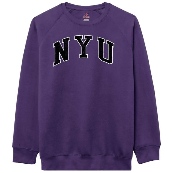 Men's-League Collegiate Wear Purple NYU Violets Essentials 2.0 Pullover Sweatshirt