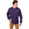 thumbnail image 1 of Men's League Collegiate Wear Purple Washington Huskies Essentials 2.0 Fleece Pullover Sweatshirt, 1 of 1