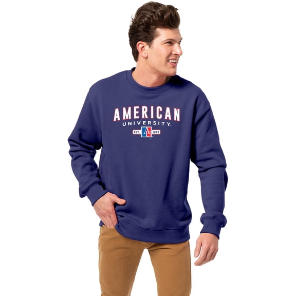 Men's-League Collegiate Wear Royal American University Eagles Essentials 2.0 Pullover Sweatshirt