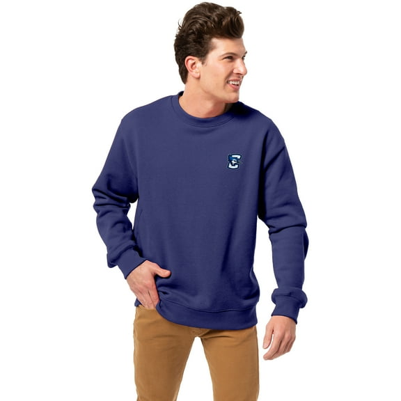 Men's-League Collegiate Wear  Royal Creighton Bluejays Essentials 2.0 Pullover Sweatshirt