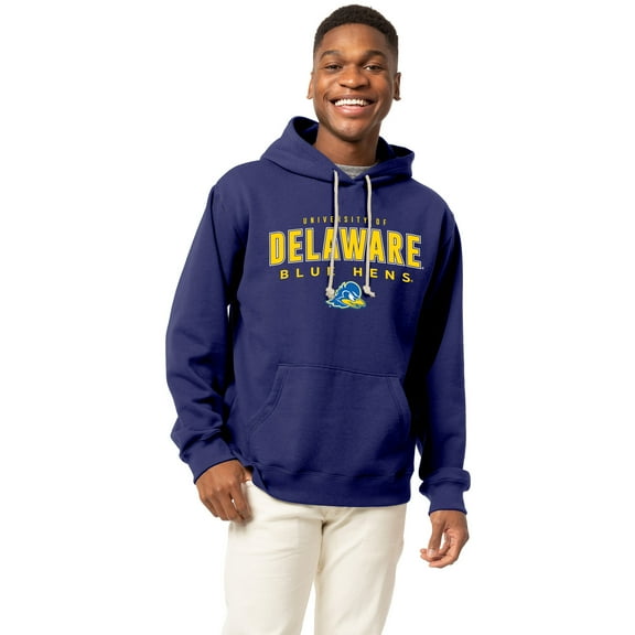 Men's League Collegiate Wear Royal Delaware Fightin' Blue Hens Essentials 2.0 Fleece Pullover Hoodie