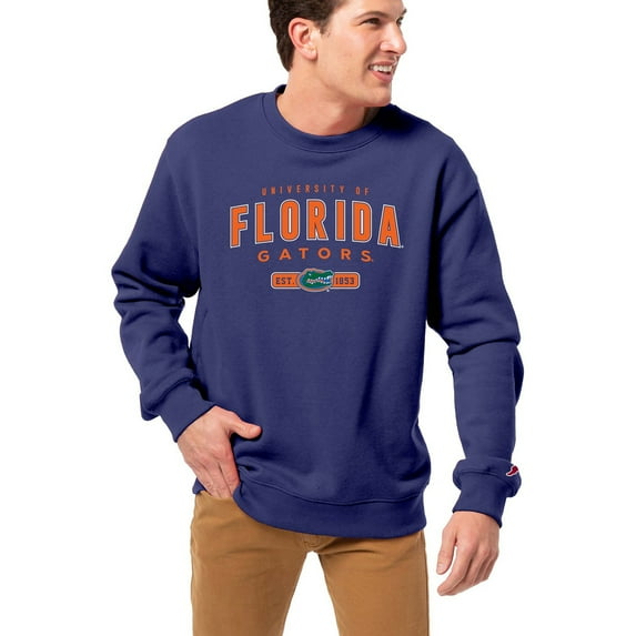 Men's League Collegiate Wear Royal Florida Gators Essentials 2.0 Fleece Pullover Hoodie