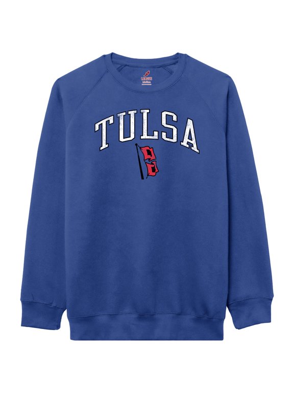 Men's-League Collegiate Wear Royal Tulsa Golden Hurricane Essentials 2.0 Pullover Sweatshirt