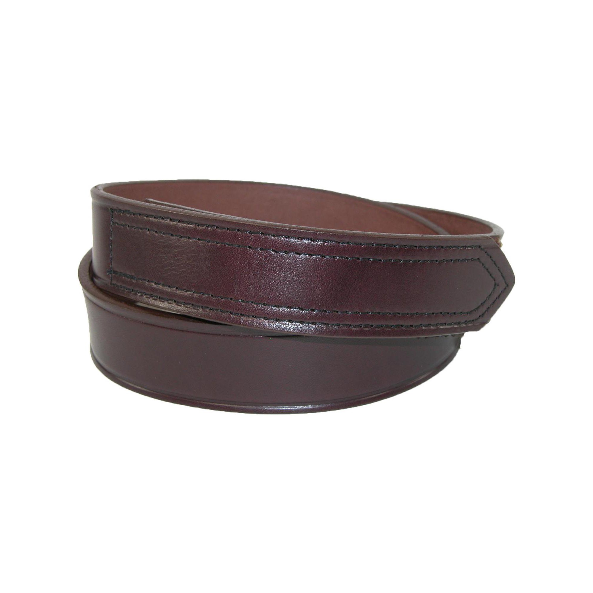 Leather Belt, 1 inch, No Buckle