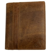 Mens Leather Big Hipster Bifold Wallet USA Series RFID Blocking