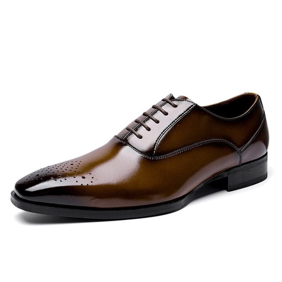 Men's Leather Business Shoes Dress Men's Shoes Cowhide Men's Gentlemen's Leather Shoes