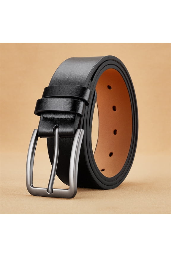 Men's Leather Casual Every Day Jeans Belts, Handmade Men Leather Belt as shown