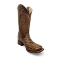 thumbnail image 1 of The Western Shops Men’s Leather Cowboy Boot Square Toe Embossed Python Print, 1 of 7