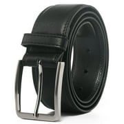 Mens Leather Dress Belt with Single Prong Buckle Belts for Men,1.5 inch Wide