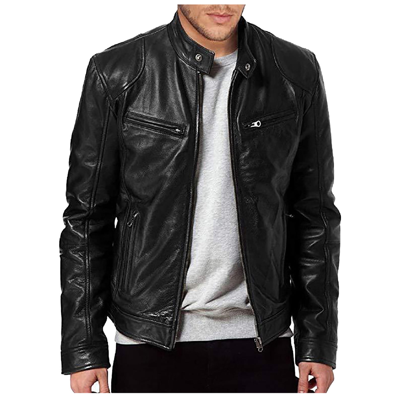 Leather jacket shop lightweight mens