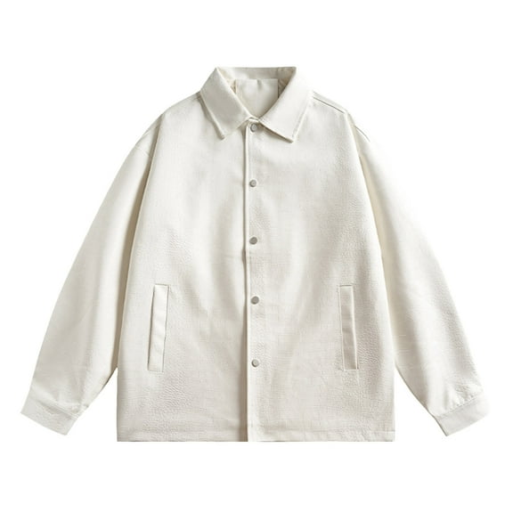 Coat for man 2026 Autumn Winter Men's Jacket Slim Fit Stand Collar ...