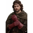 thumbnail image 1 of Men’s Leather Medieval Gloves, Long Cuff Gauntlet Gloves for Riding, Work & Outdoor Use, 1 of 4