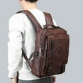 thumbnail image 1 of Men's Leather New Large Capacity USB Charging Backpack, 1 of 2