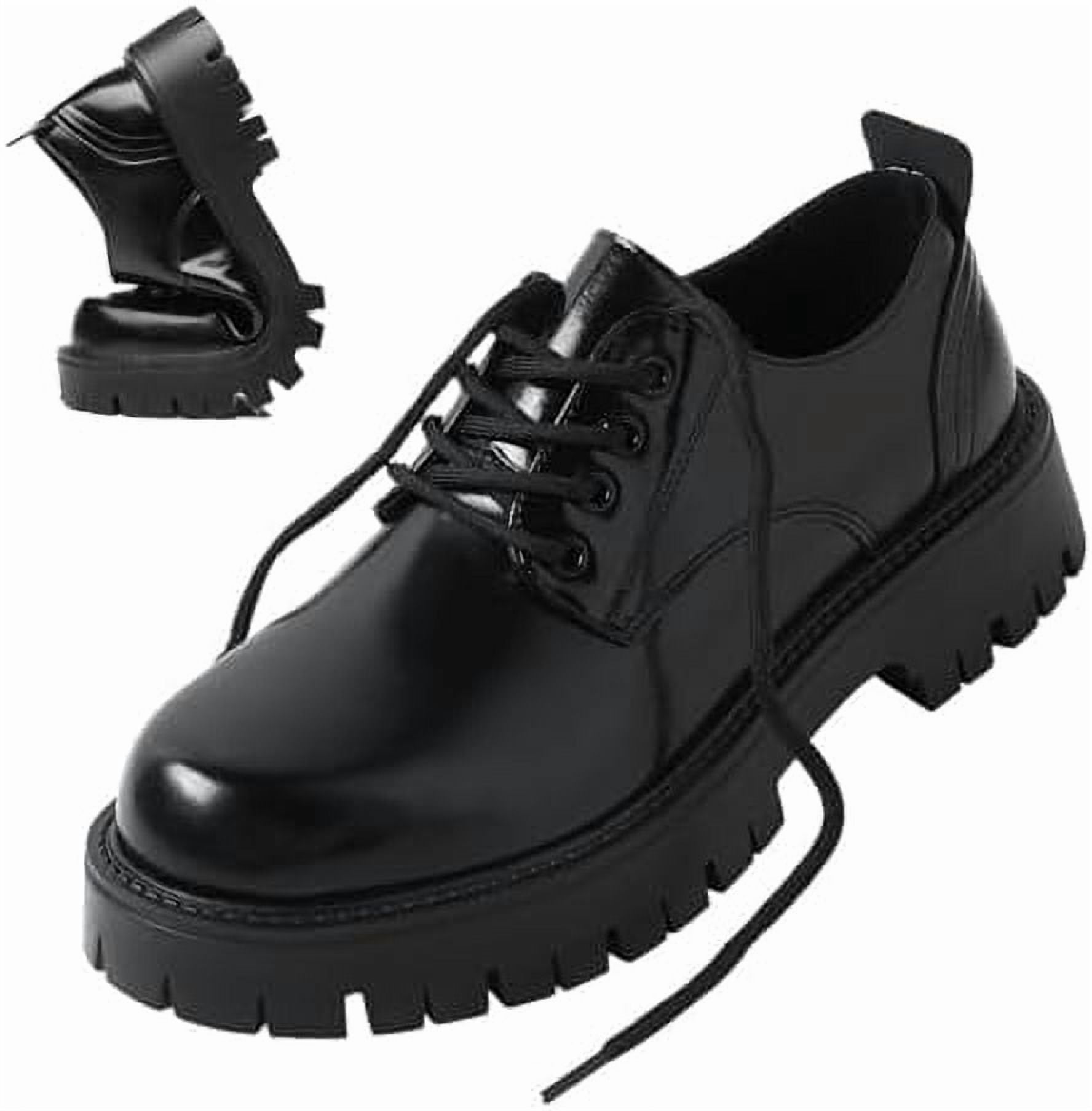 Platform Oxfords with Chunky Lug Sole