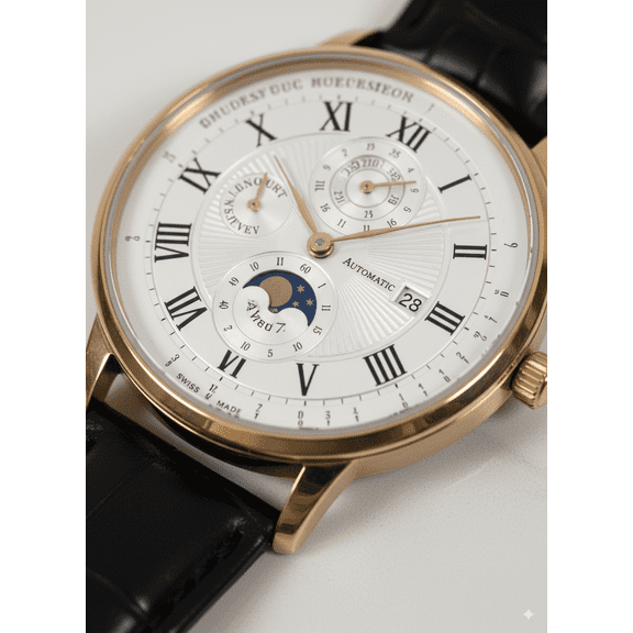 Men’s Analog Quartz Dress Business Watch – Stainless Steel Classic Luxury Casual Wristwatch with Day Date Display, Luminous Hands, and Waterproof Design