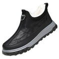 thumbnail image 1 of Men's Leather Shoes On Driving Winter Lined Warm Comfort Casual Footwear Soft Sole Lightweight Non Outdoor Walking, 1 of 4