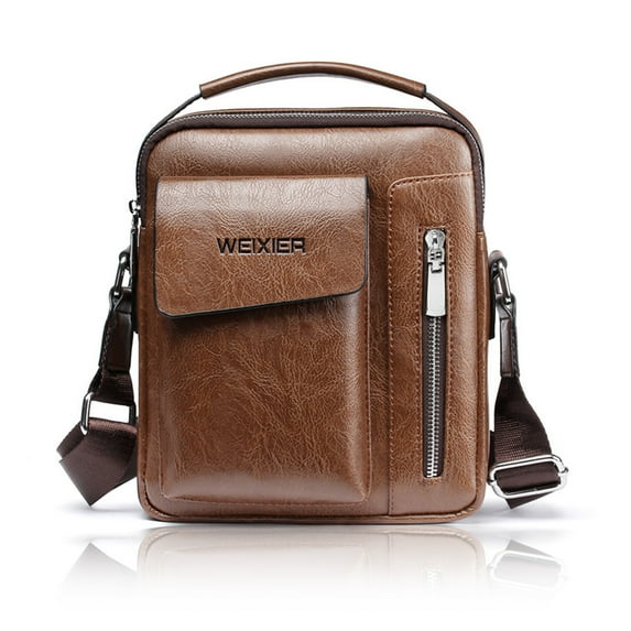 Men's Leather Shoulder Bag Crossbody Business Messenger Bags
