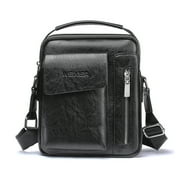 Mens Leather Shoulder Bag Crossbody Business Messenger Bags