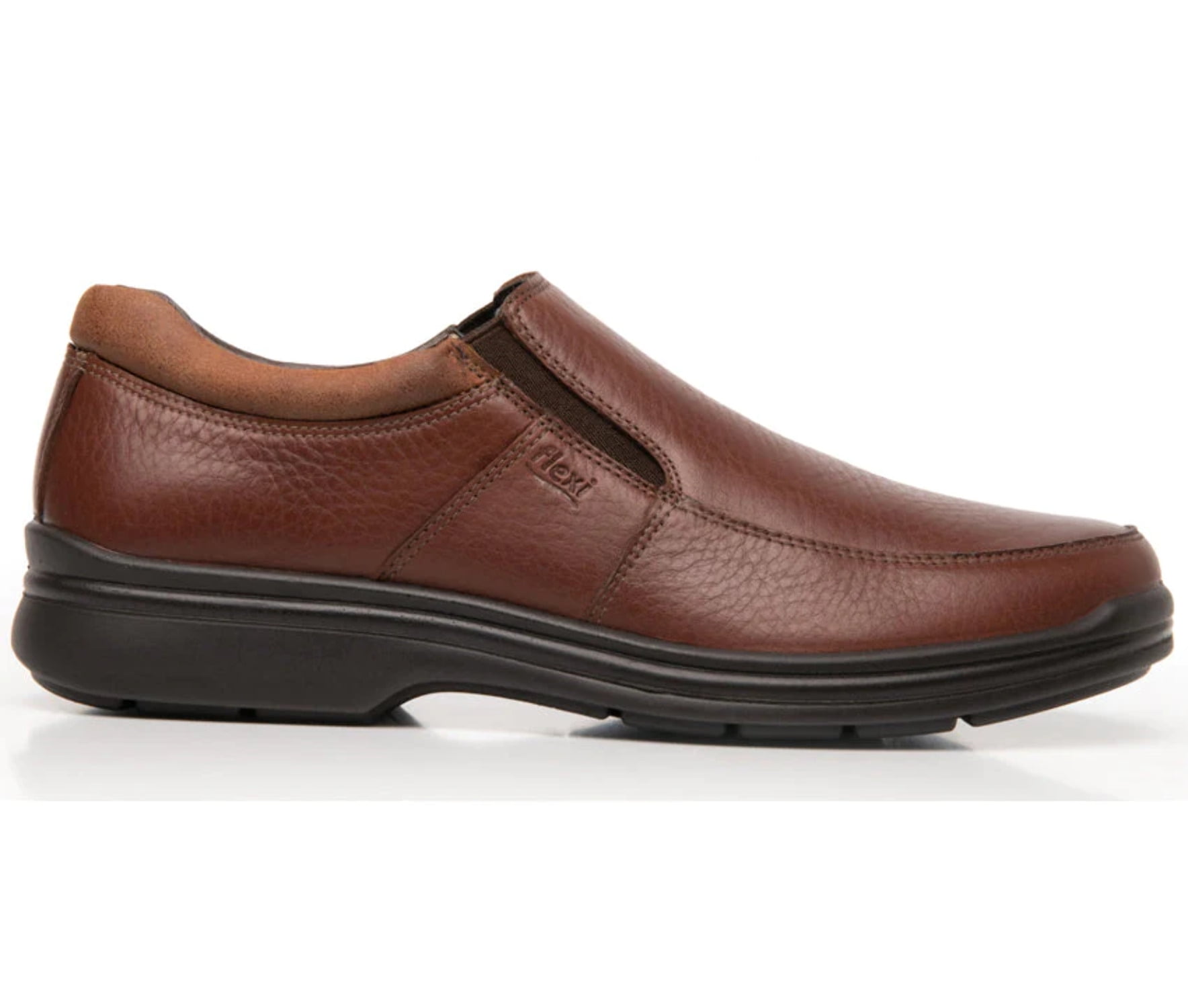NEW FLEXI men\'s leather slip-on shoe in tan Townes Flexible Slip-on Sneaker | Vance Footwear main image 4