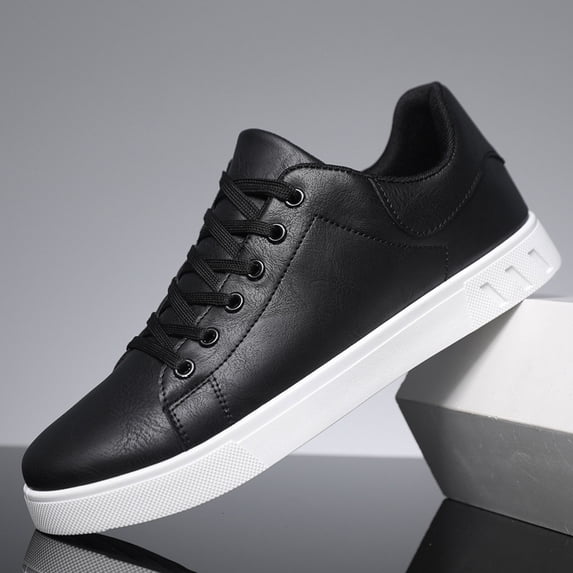 Men's Leather Sneakers - Fashionable casual shoes for Casual Comfort