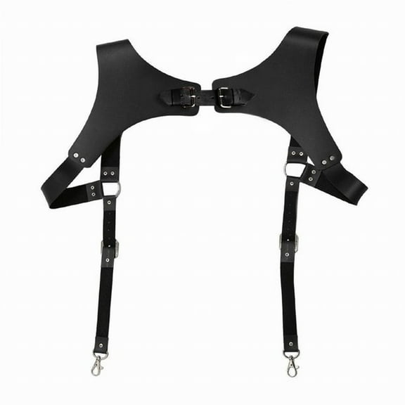 Men's Leather Suspenders Men's Sex Leather Clothes Alternative Wear Belts Belts for Men Automatic Buckle 28 Waist Belt Cool Belts Tanker Belt Buckle Mens Belts Size 44 Nylon Belts for Men Metal Buckle