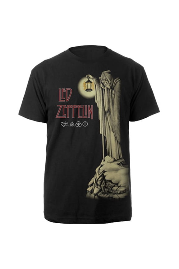 Men's Led Zeppelin Hermit T-shirt Medium Black