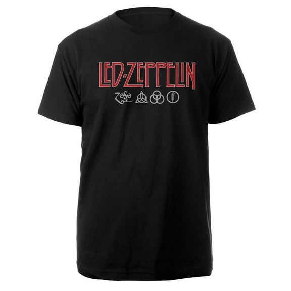 Led Zeppelin Logo and Symbols T Shirt