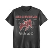 Men's Led Zeppelin London Black Graphic T-Shirt - Small