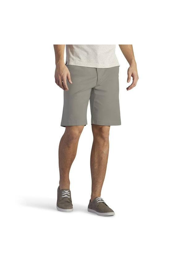 Men's Lee® 10" Extreme Motion Flat Front Shorts Color: Iron Size: 29