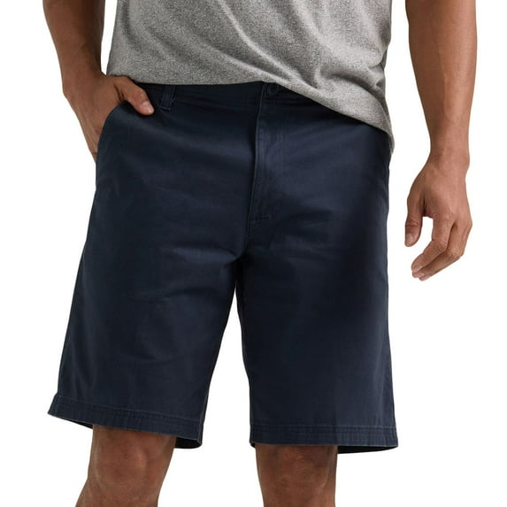 Men's Lee® 10" Extreme Motion Flat Front Shorts Color: Navy Size: 29