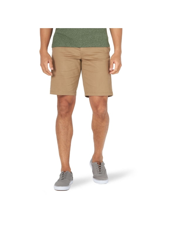 Men's Lee® 10" Extreme Motion Flat Front Shorts Color: Original Khaki Size: 29