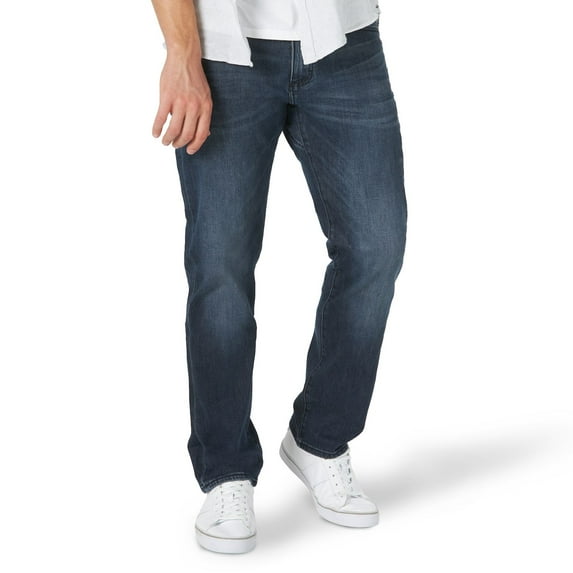 Men's Lee® Extreme Motion MVP Athletic-Fit Tapered-Leg Jeans Color: Inked Size: 42X30