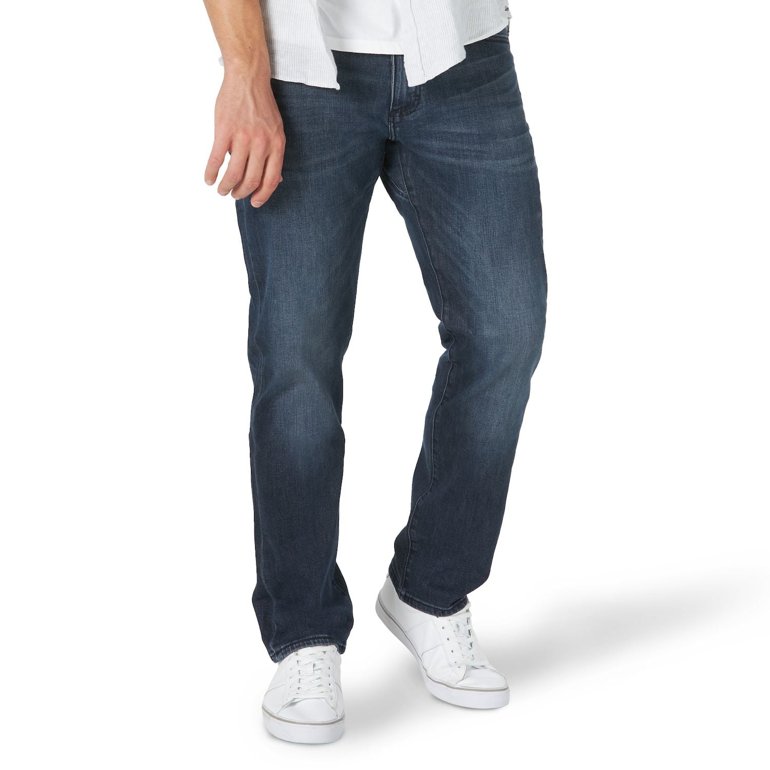 extreme motion athletic tapered leg jeans