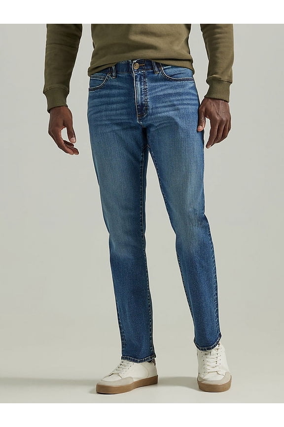 Men's Lee® Extreme Motion MVP Athletic-Fit Tapered-Leg Jeans Color: Marset Size: 40X29