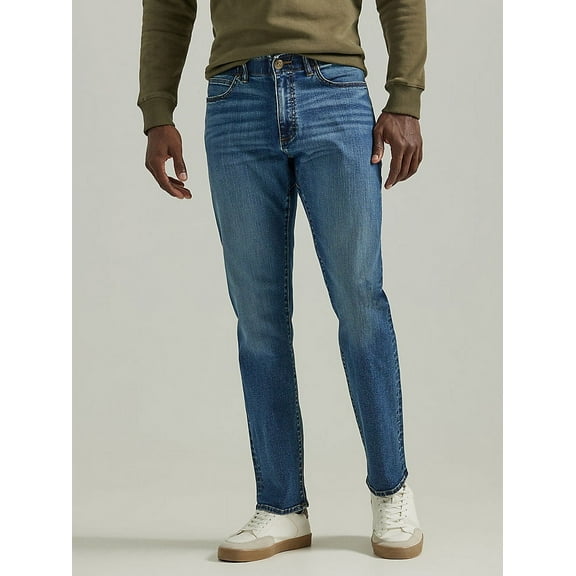 Men's Lee® Extreme Motion MVP Athletic-Fit Tapered-Leg Jeans Color: Pacific Size: 40X30