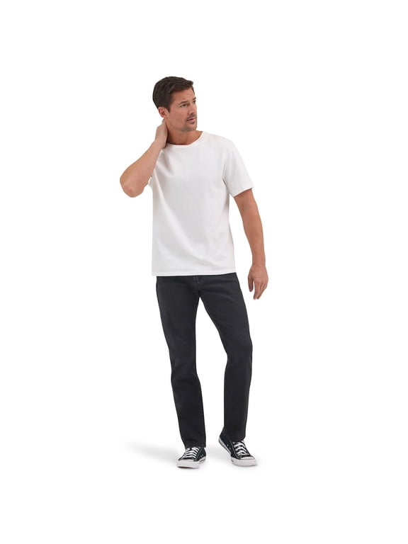 Men's Lee® Extreme Motion MVP Athletic-Fit Tapered-Leg Jeans Color: Vintage Black Size: 30X32