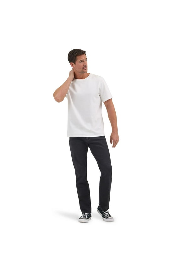 Men's Lee® Extreme Motion MVP Athletic-Fit Tapered-Leg Jeans Color: Vintage Black Size: 34X30