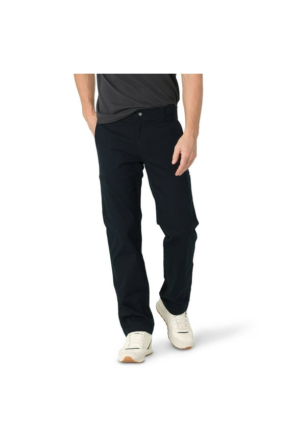 Men's Lee® Extreme Motion MVP Canvas Cargo Pants Color: Union All Black Size: 36X29