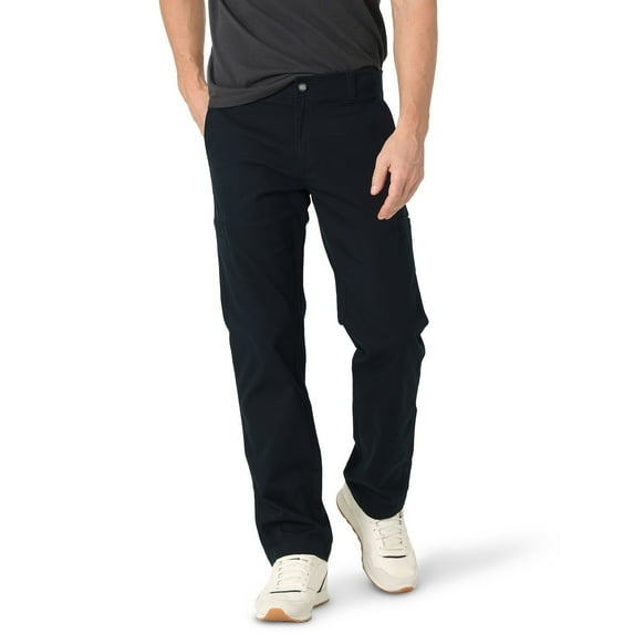 Men's Lee® Extreme Motion MVP Canvas Cargo Pants Color: Union All Black Size: 40X29