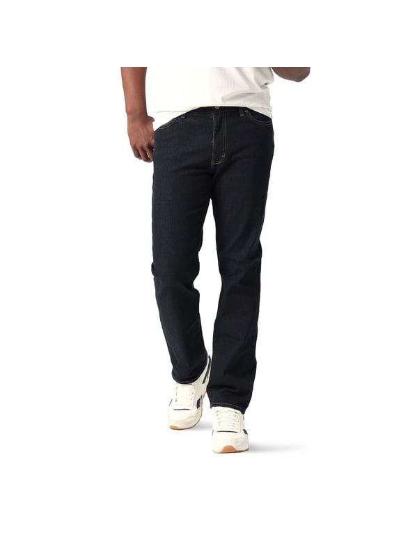 Men's Lee Extreme-Motion MVP Relaxed-Fit Jeans Color: Rinse Size: 30X32