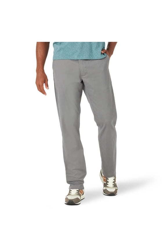 Men's Lee Extreme Motion MVP Relaxed Fit Pants Color: Gravel Size: 32X32