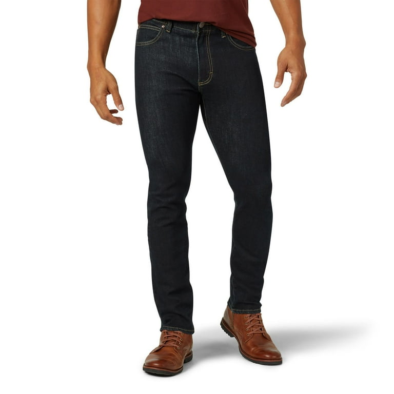 Men s Lee Extreme Motion MVP Slim Fit Jeans Color Rinse Size 34X29 Walmart