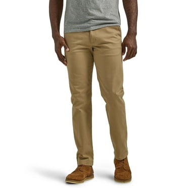 Men's Lee® Extreme Motion MVP Slim Fit Pants Color: Oscar Khaki Size: 33X29