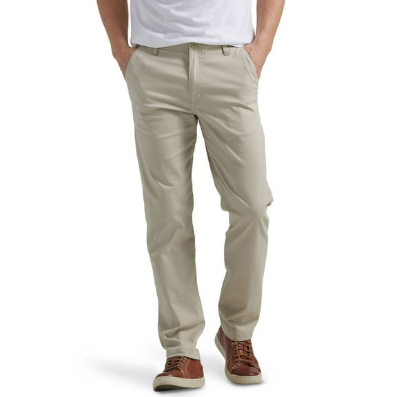 Men's Lee® Extreme Motion MVP Slim Fit Pants Color: Salina Stone Size: 33X32