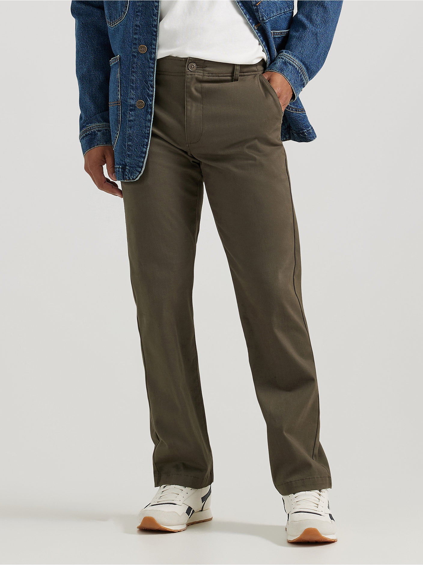 Men's Lee® Extreme Motion MVP Straight Fit Cargo Pants Color: Forest ...