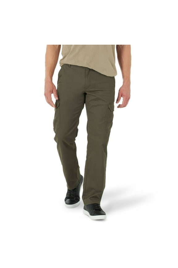 Men's Lee® Extreme Motion MVP Straight Fit Cargo Pants Color: Forest Size: 40X29
