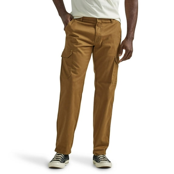 Men's Lee® Extreme Motion MVP Straight Fit Cargo Pants Color: Tumbleweed Size: 32X34
