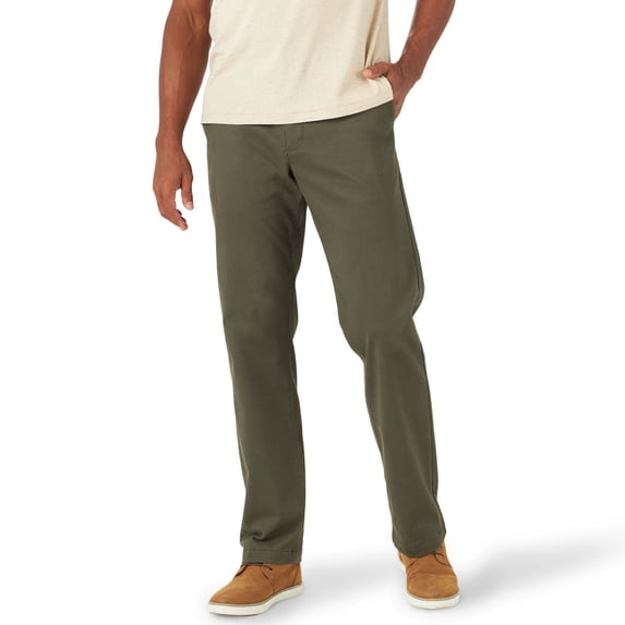 Men's Lee® Extreme Motion MVP Straight Fit Pants Color: Forest Size: 34X30