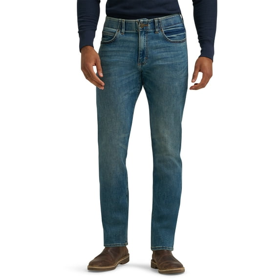 Lee Men’s and Big Men’s Extreme Motion Straight Fit Tapered Leg Jeans